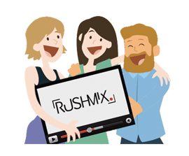 montage video icône 1 vidéo rushmix